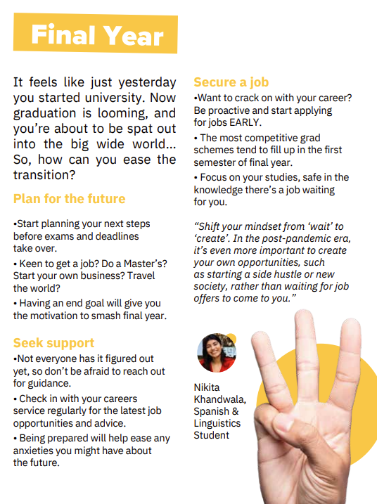 Student Guide final year preview